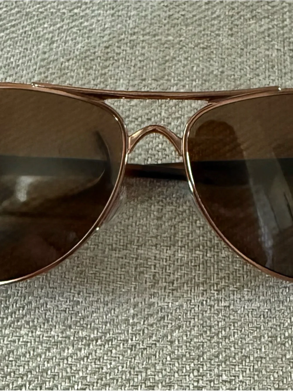 Oakley Feedback Sunglasses in Rose Gold with Brown Gradient Lenses